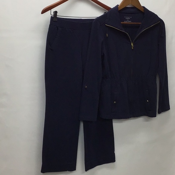 Charter Club Other - Charter Club Weekend Petite navy blue 2 pc outfit